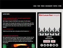 Tablet Screenshot of marklanegan.com